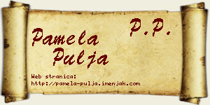 Pamela Pulja vizit kartica